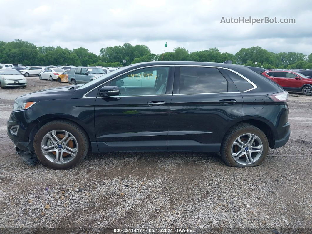 2015 Ford Edge Titanium Black vin: 2FMTK4K96FBB42740