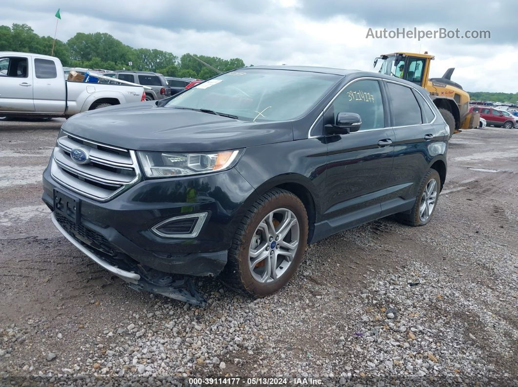 2015 Ford Edge Titanium Black vin: 2FMTK4K96FBB42740