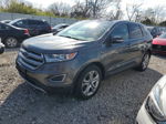 2015 Ford Edge Titanium Серый vin: 2FMTK4K96FBB42902