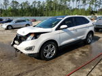 2015 Ford Edge Titanium White vin: 2FMTK4K98FBB30279