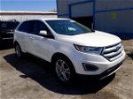 2015 Ford Edge Titanium White vin: 2FMTK4K99FBB51027