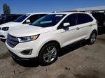 2015 Ford Edge Titanium White vin: 2FMTK4K99FBB51027