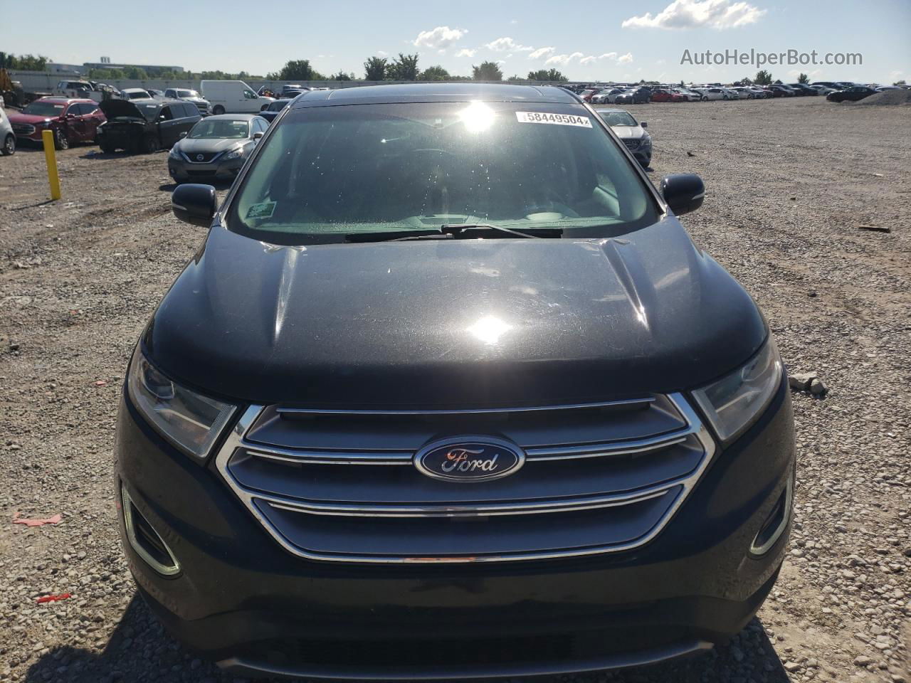 2015 Ford Edge Titanium Black vin: 2FMTK4K99FBC23666