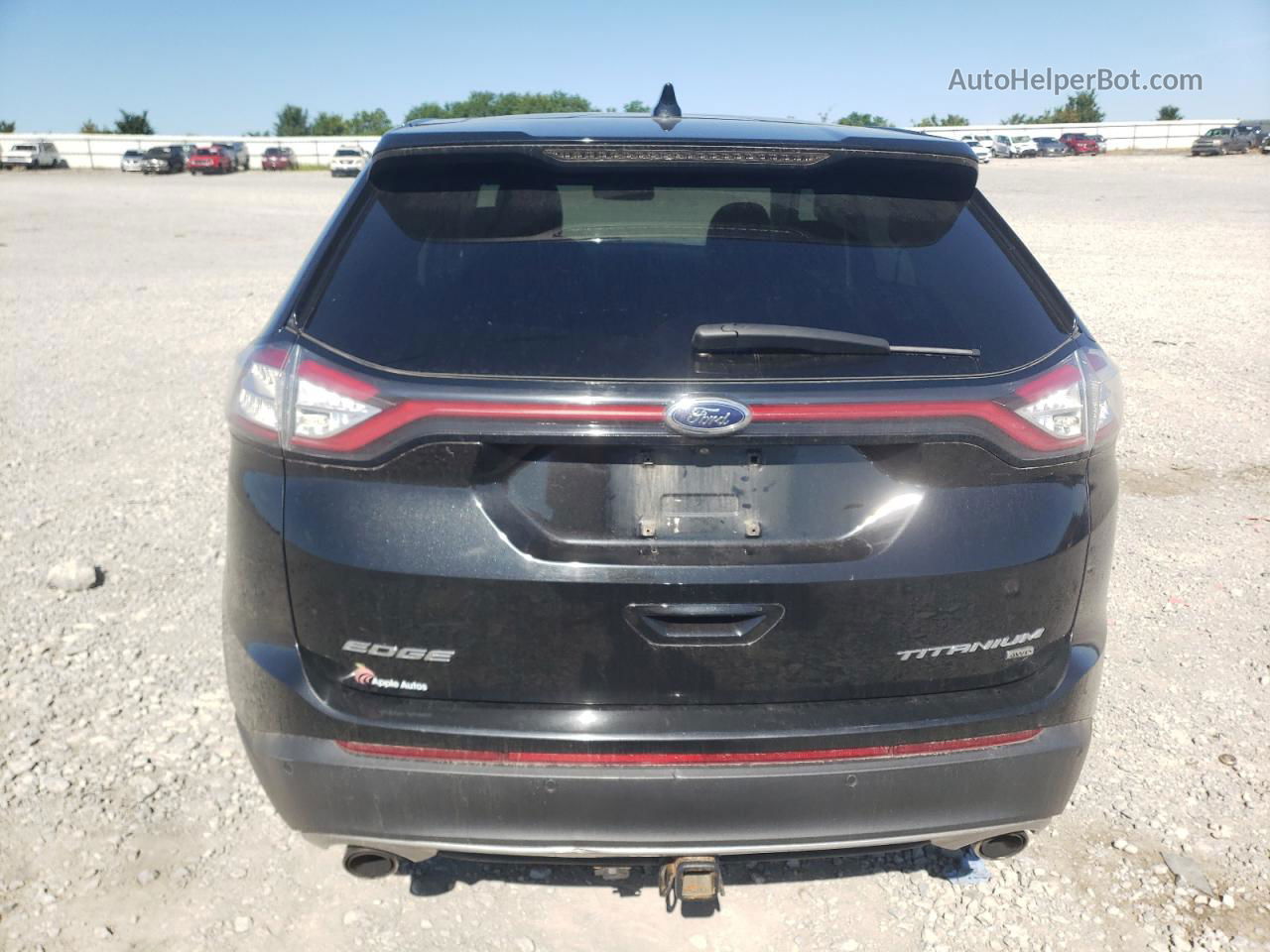 2015 Ford Edge Titanium Black vin: 2FMTK4K99FBC23666