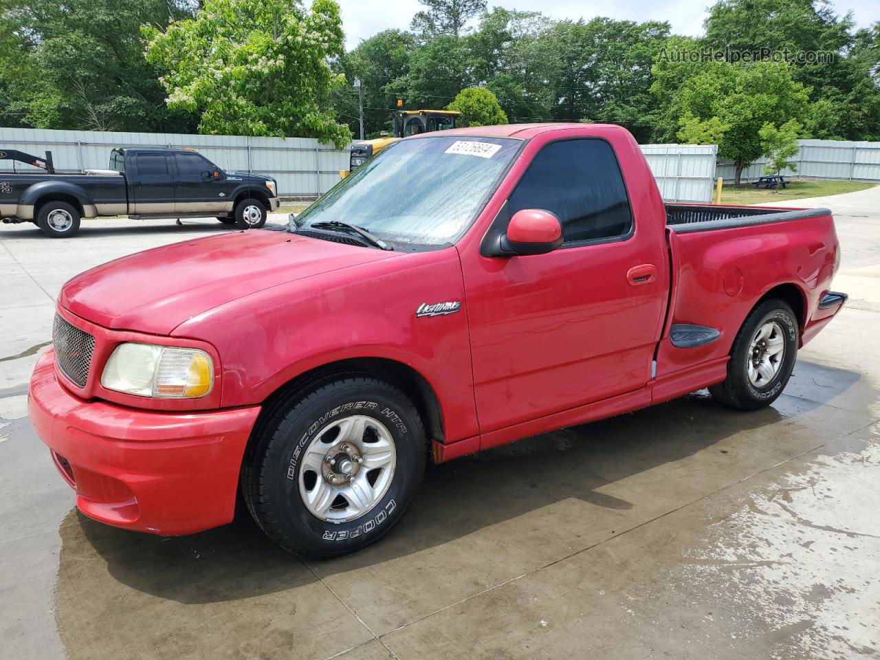 2004 Ford F150 Svt Lightning Red vin: 2FTRF07304CA53057