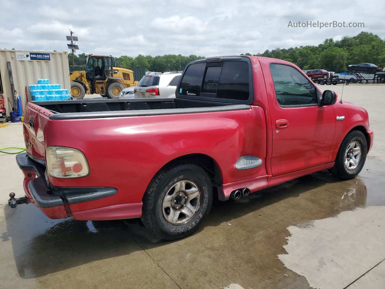 2004 Ford F150 Svt Lightning Red vin: 2FTRF07304CA53057