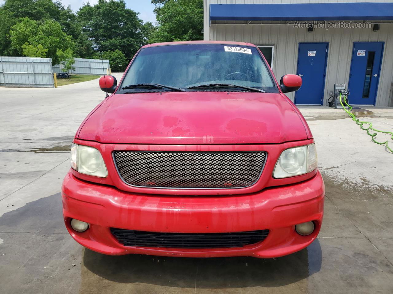 2004 Ford F150 Svt Lightning Red vin: 2FTRF07304CA53057