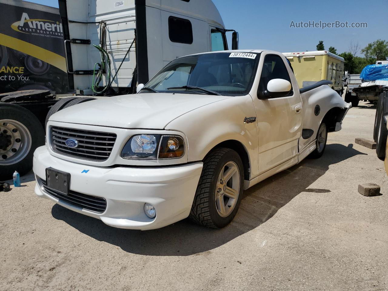 2003 Ford F150 Svt Lightning White vin: 2FTRF07383CA88413