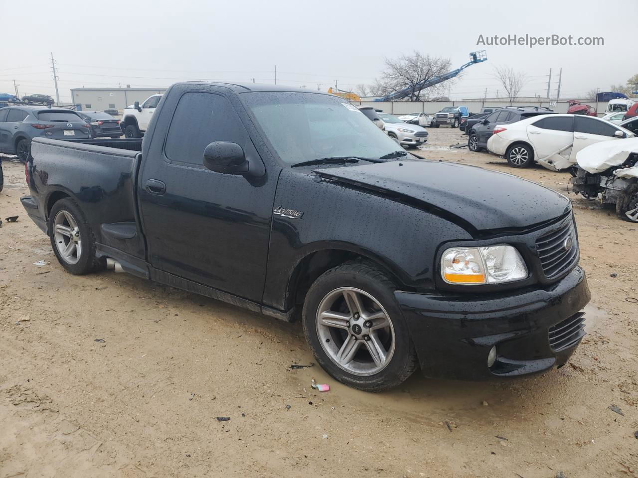 2003 Ford F150 Svt Lightning Black vin: 2FTRF07393CA53119