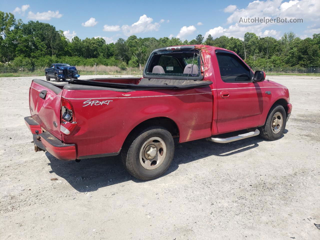 2003 Ford F150  Red vin: 2FTRF17233CB09570