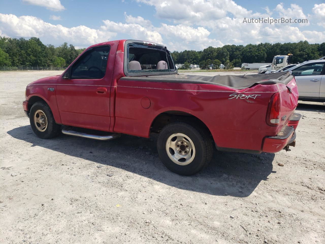 2003 Ford F150  Red vin: 2FTRF17233CB09570