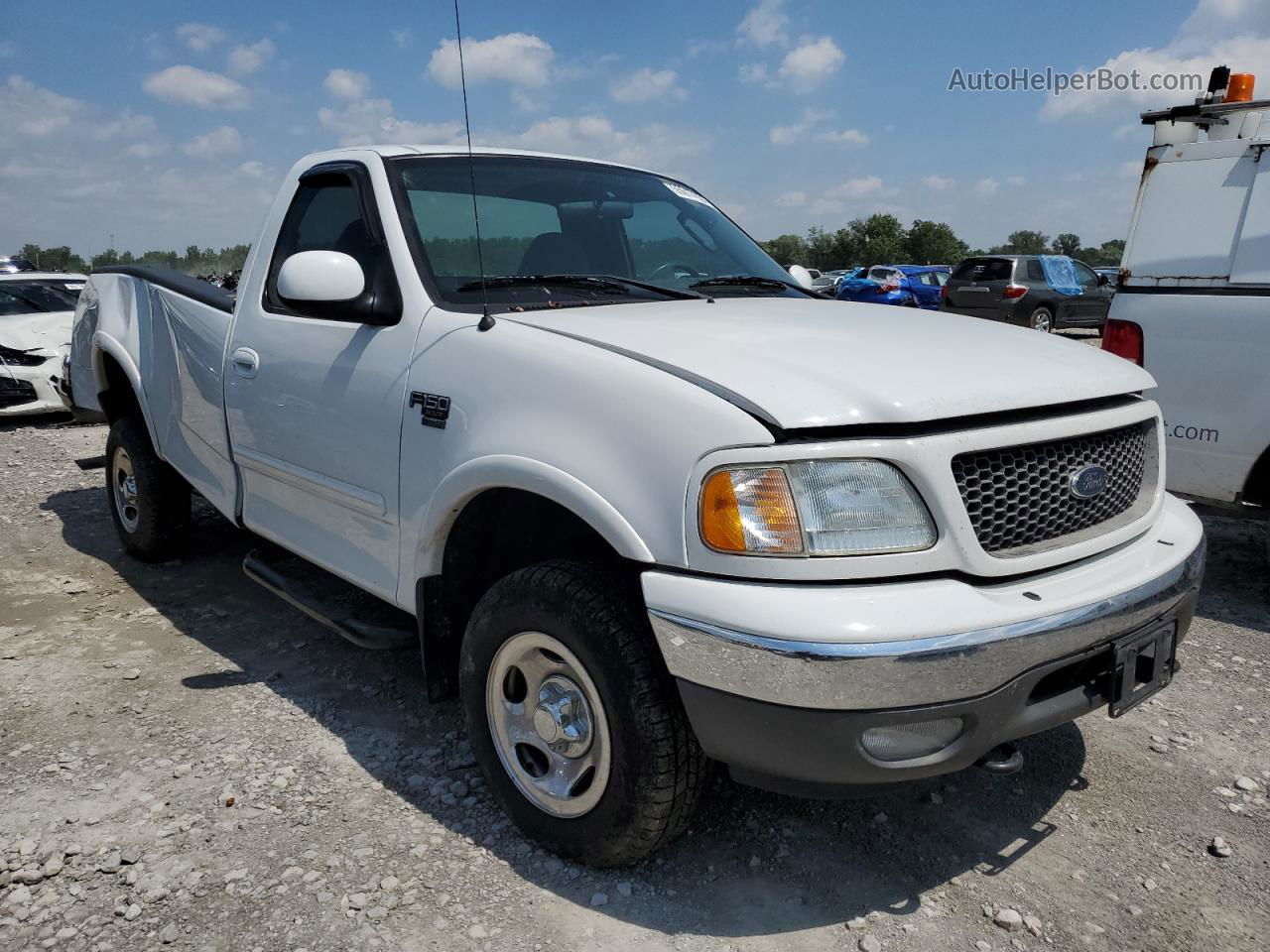 2003 Ford F150  White vin: 2FTRF18L13CB09221