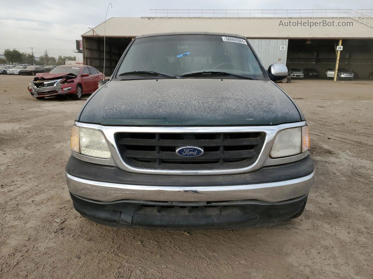 2001 Ford F150  Зеленый vin: 2FTRX07L91CA72683