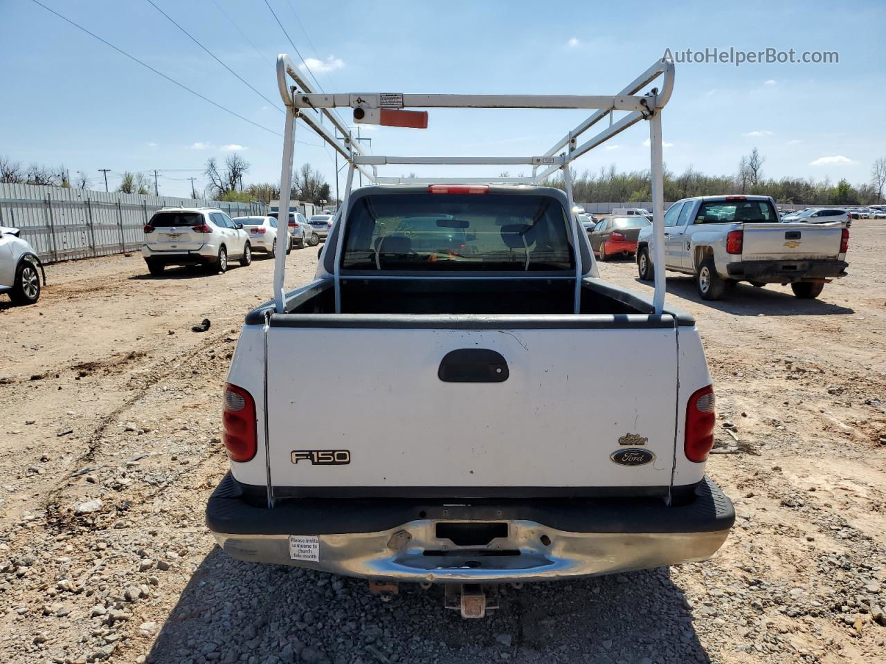 2001 Ford F150  White vin: 2FTRX07LX1CA91551