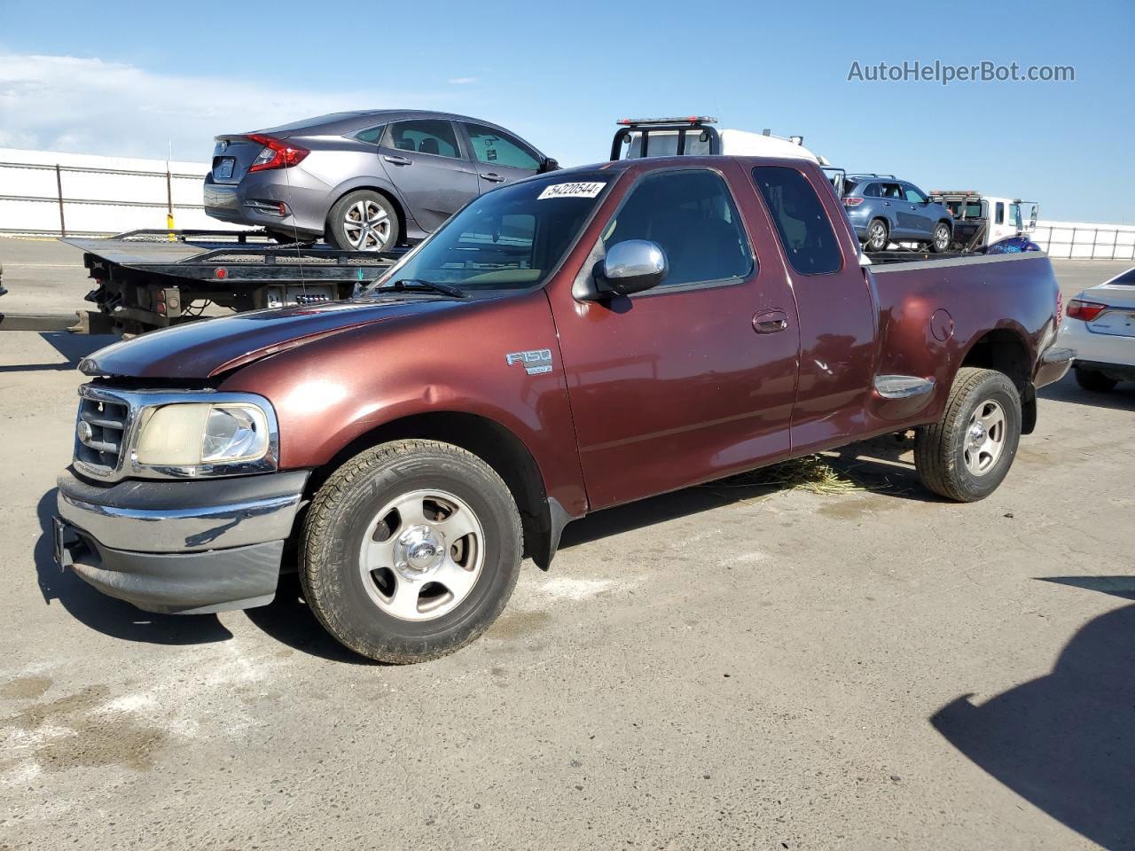 2001 Ford F150  Burgundy vin: 2FTRX07W11CA16795