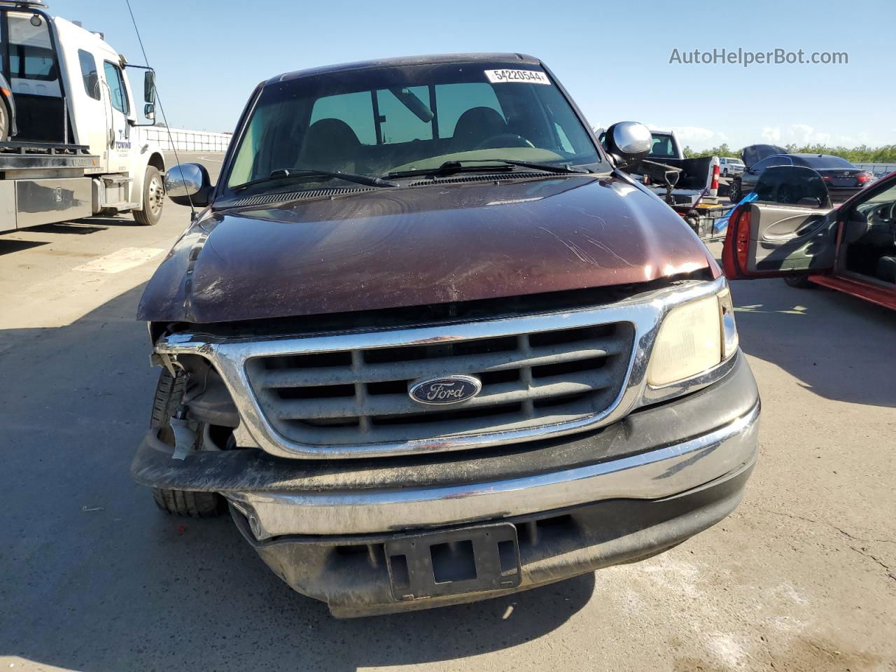 2001 Ford F150  Burgundy vin: 2FTRX07W11CA16795