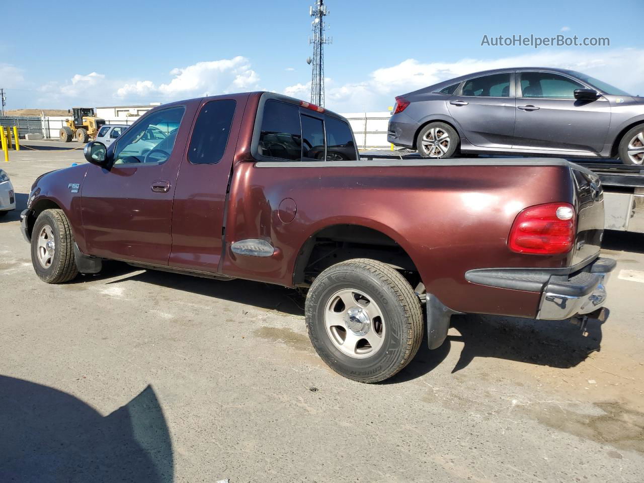 2001 Ford F150  Burgundy vin: 2FTRX07W11CA16795