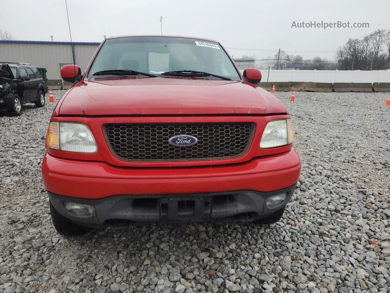 2003 Ford F150  Красный vin: 2FTRX08L73CA47007