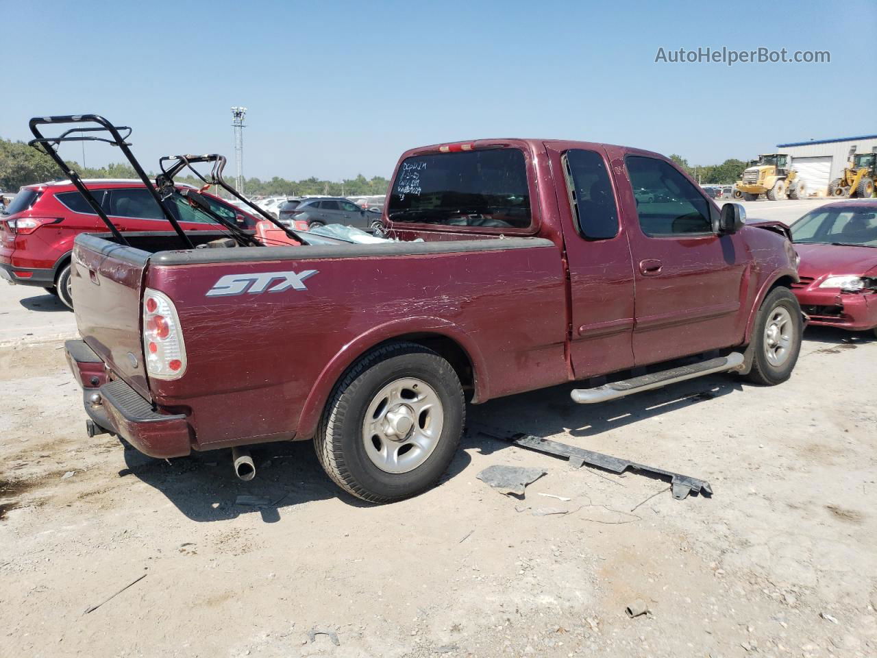 2003 Ford F150  Burgundy vin: 2FTRX17213CB09029