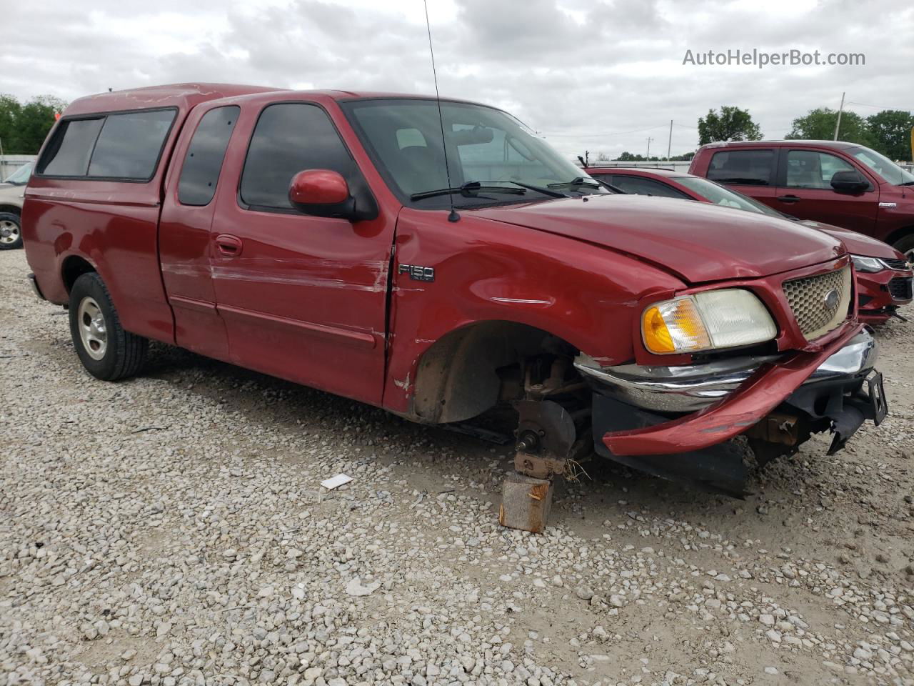 2003 Ford F150  Maroon vin: 2FTRX17233CB03300