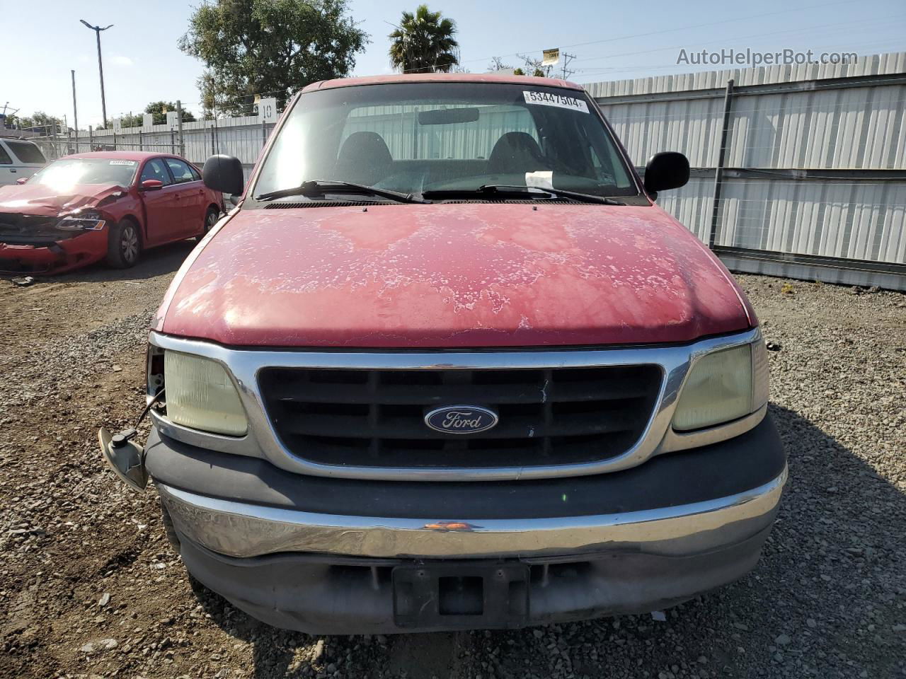 2003 Ford F150  Red vin: 2FTRX17243CA44824