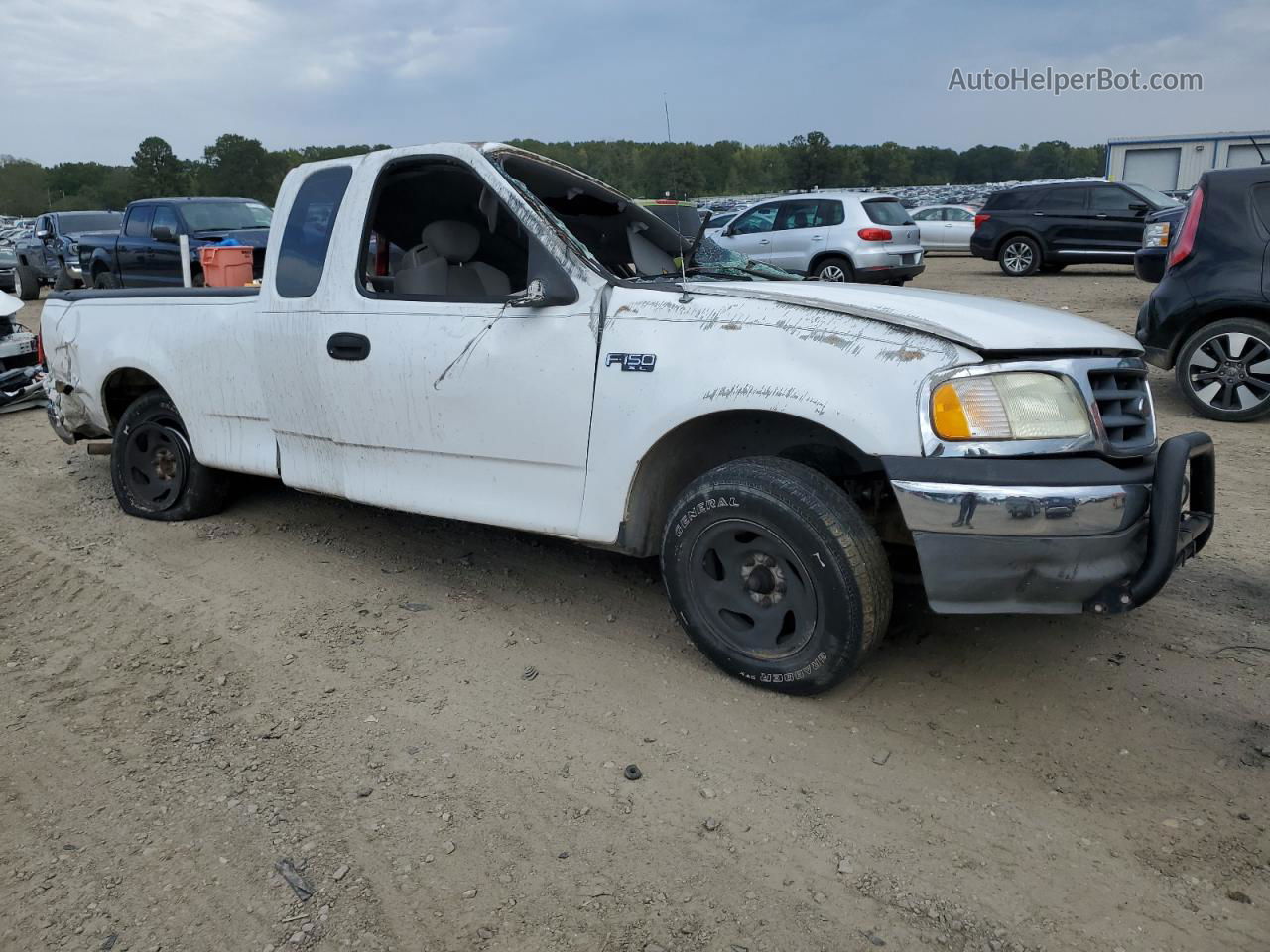 2003 Ford F150  White vin: 2FTRX17263CA94656