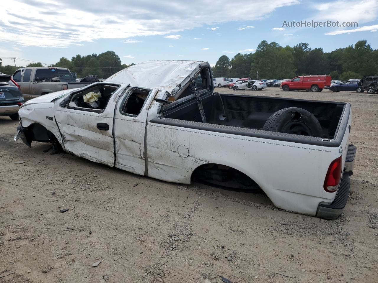 2003 Ford F150  White vin: 2FTRX17263CA94656