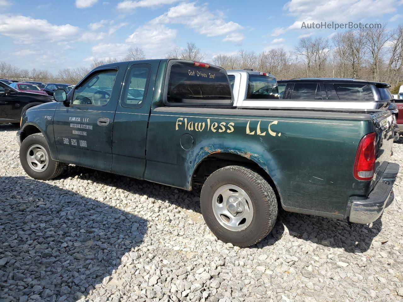 2003 Ford F150  Green vin: 2FTRX17263CA98402