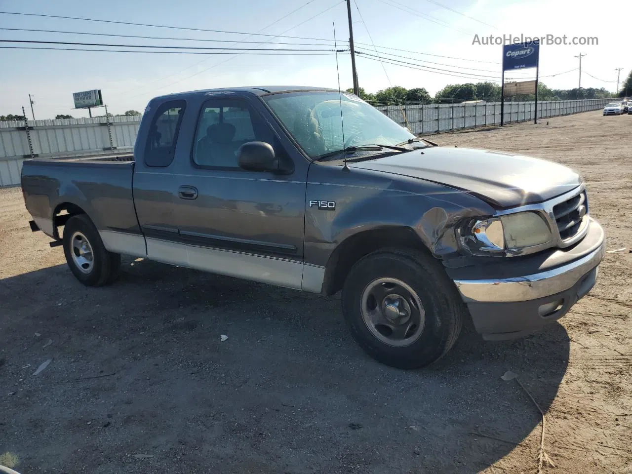 2003 Ford F150  Серый vin: 2FTRX17273CB04675