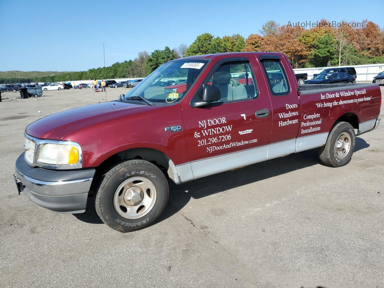 2003 Ford F150  Maroon vin: 2FTRX17283CA35088