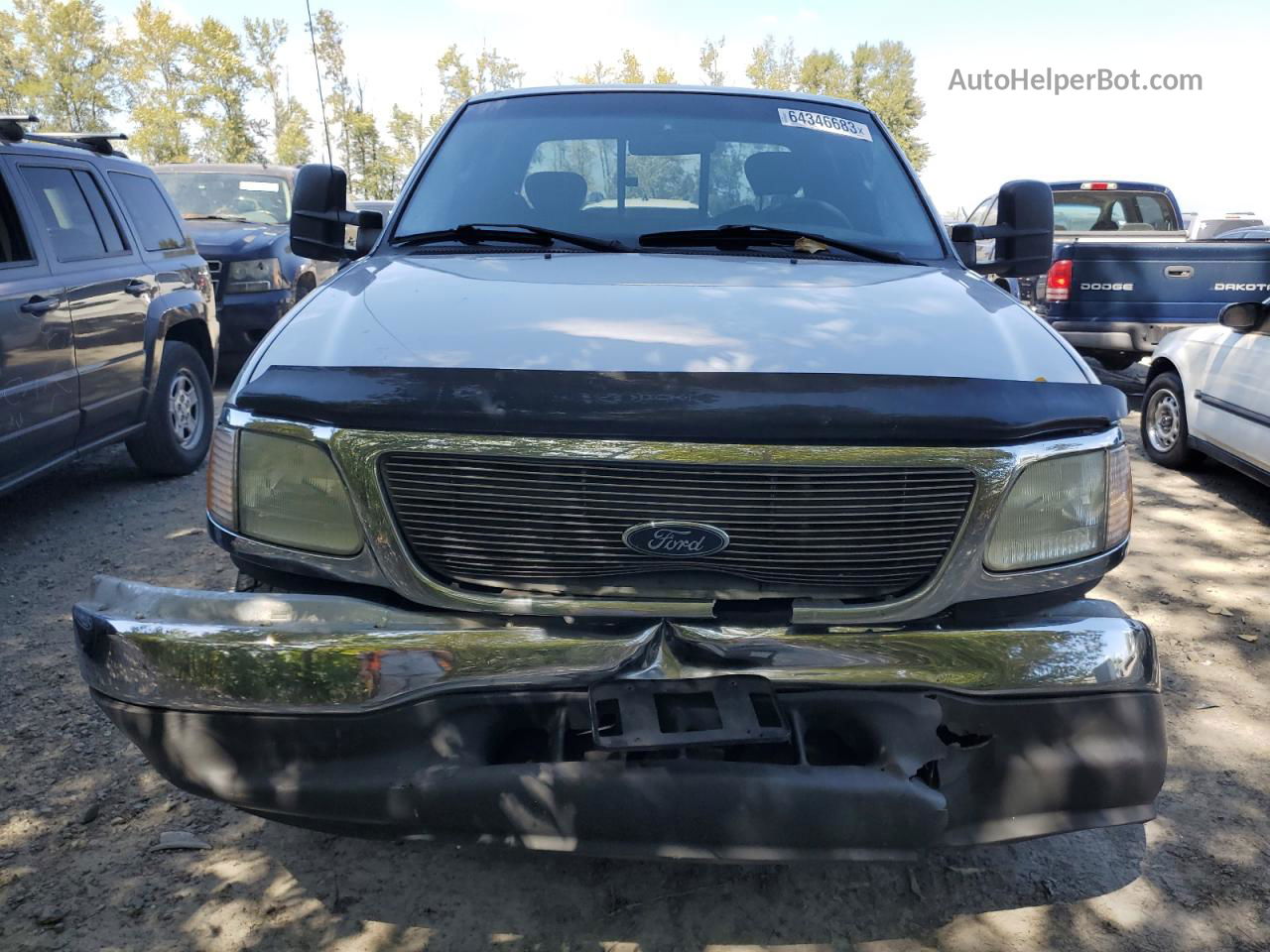 2003 Ford F150  Серебряный vin: 2FTRX17L23CA48914