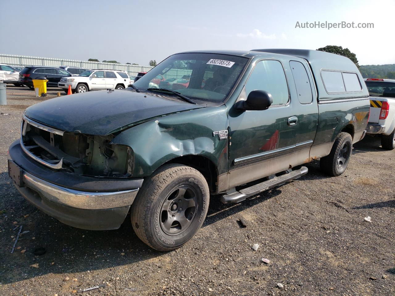 2003 Ford F150  Зеленый vin: 2FTRX17W13CA49966