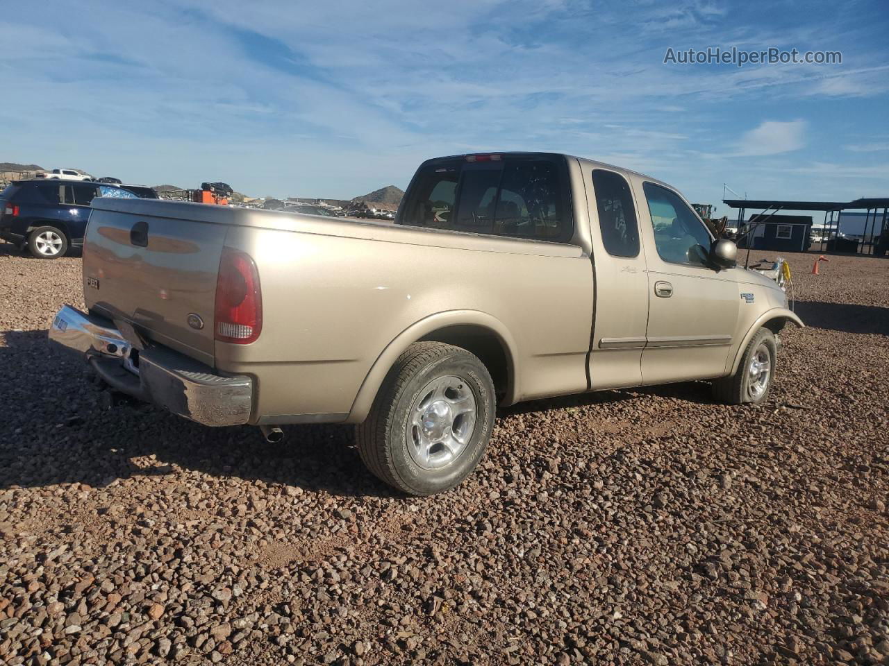 2001 Ford F150  Бежевый vin: 2FTRX17W41CB06416