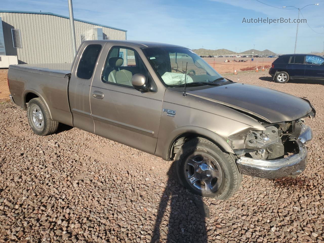 2001 Ford F150  Beige vin: 2FTRX17W41CB06416