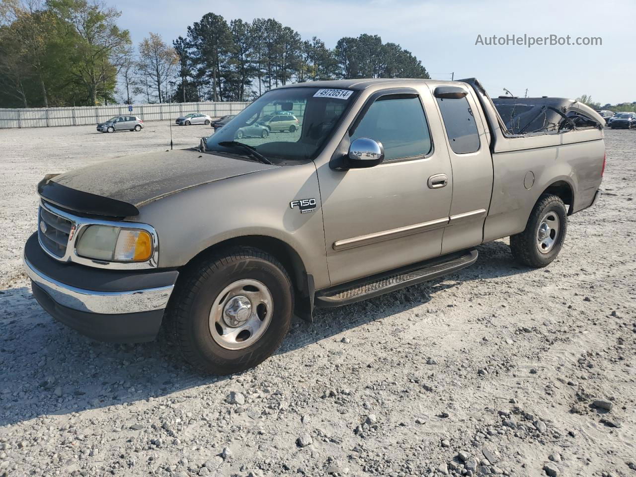 2001 Ford F150  Желто-коричневый vin: 2FTRX17W61CA79154