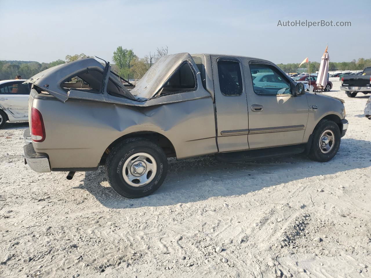 2001 Ford F150  Желто-коричневый vin: 2FTRX17W61CA79154