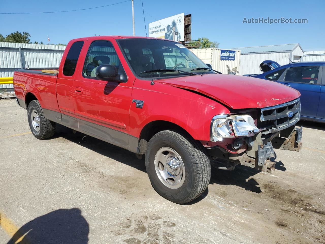 2003 Ford F150  Красный vin: 2FTRX17W93CA77823