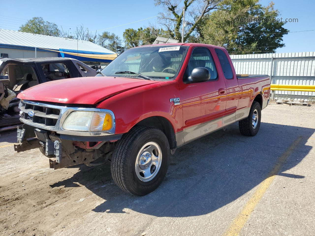 2003 Ford F150  Красный vin: 2FTRX17W93CA77823