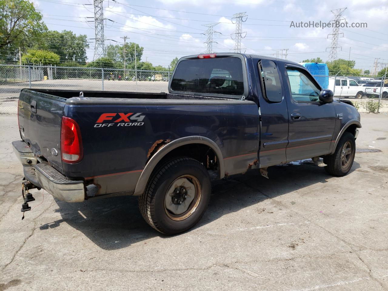 2003 Ford F150  Blue vin: 2FTRX18L63CA23674