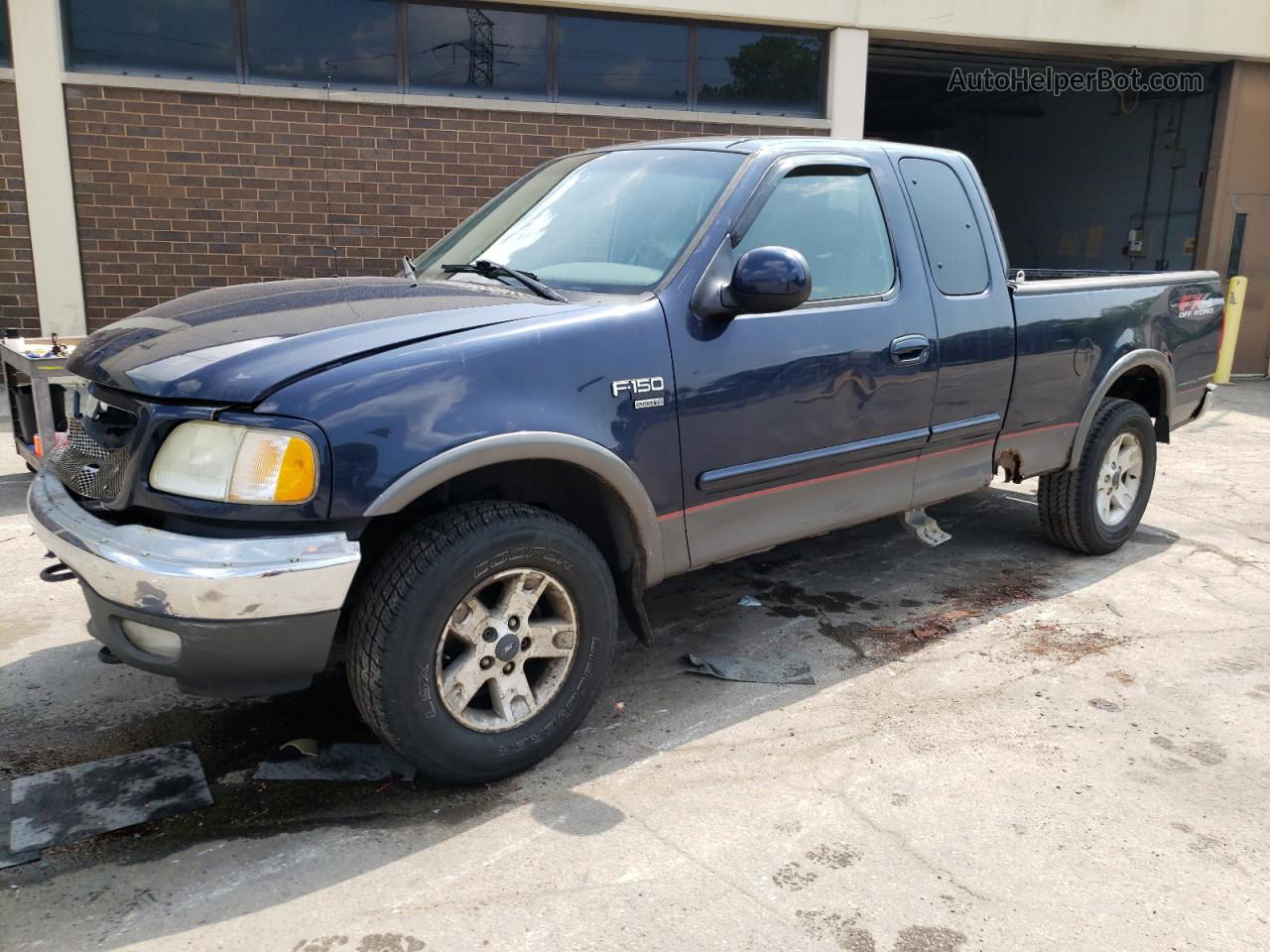 2003 Ford F150  Синий vin: 2FTRX18L63CA23674