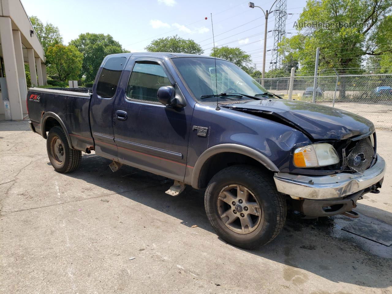 2003 Ford F150  Blue vin: 2FTRX18L63CA23674