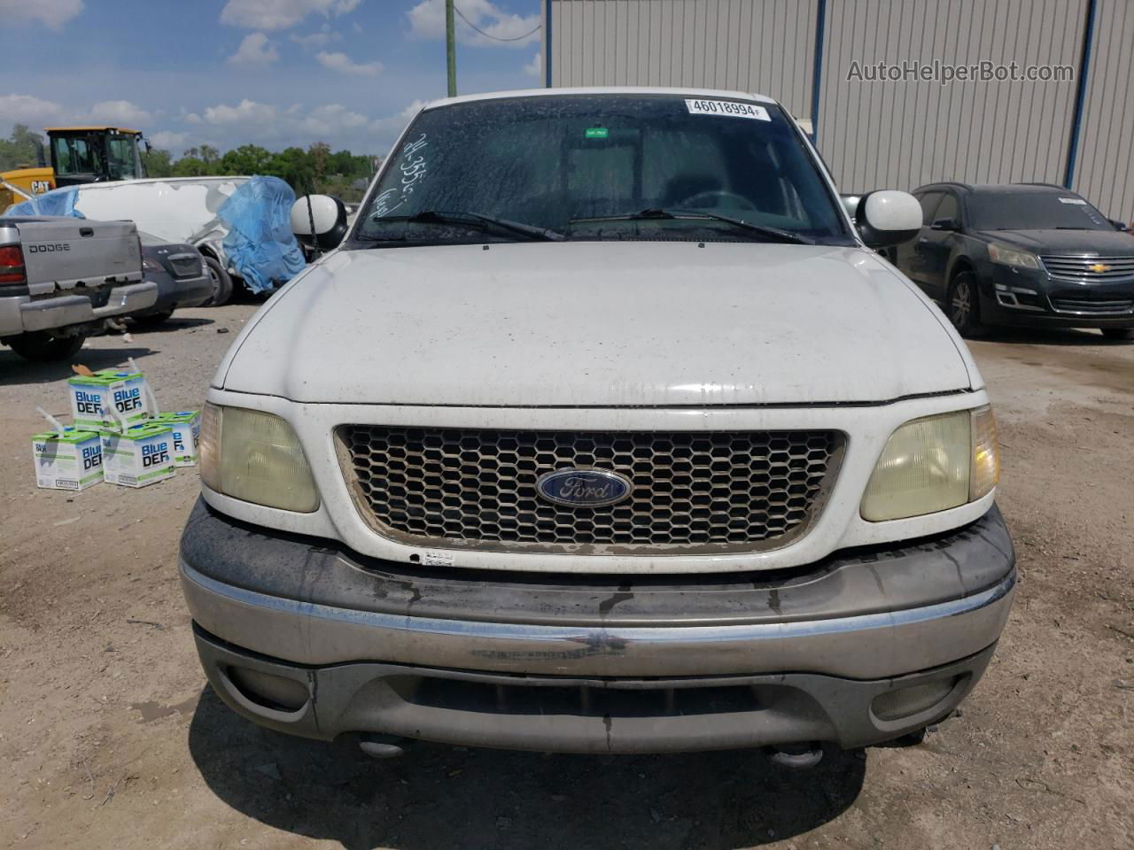 2003 Ford F150  White vin: 2FTRX18L83CA20498