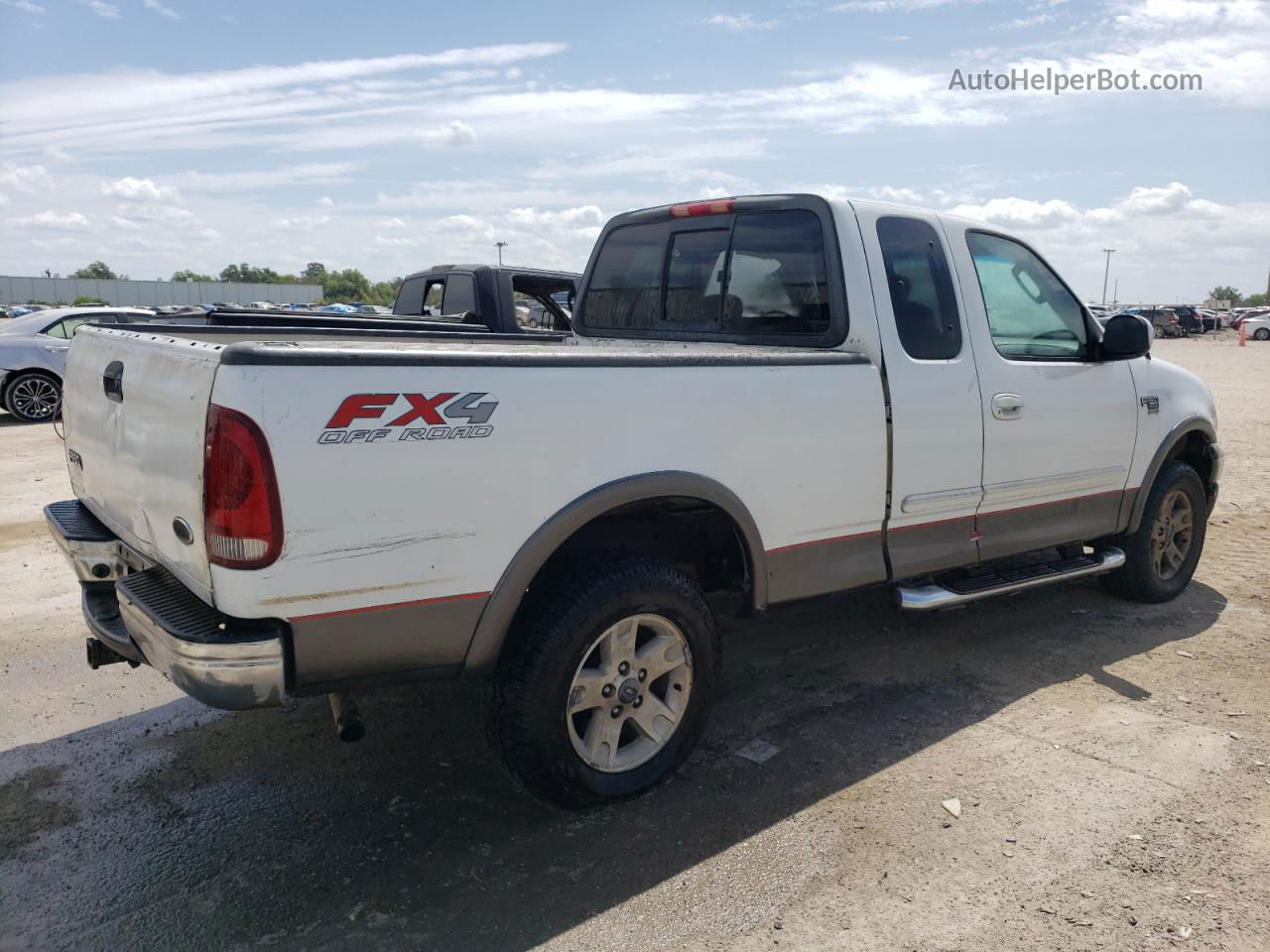 2003 Ford F150  Белый vin: 2FTRX18L83CA20498