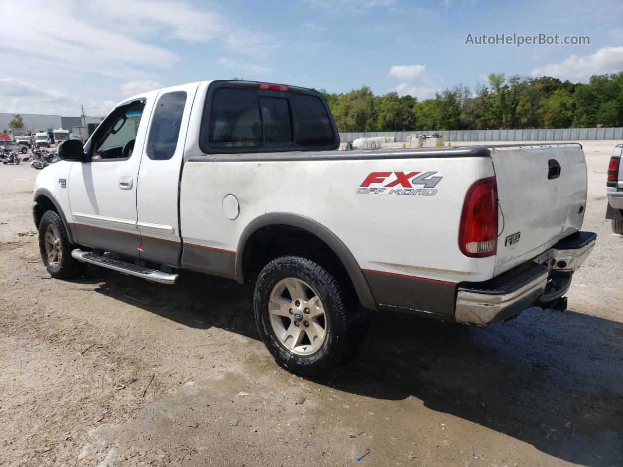 2003 Ford F150  Белый vin: 2FTRX18L83CA20498