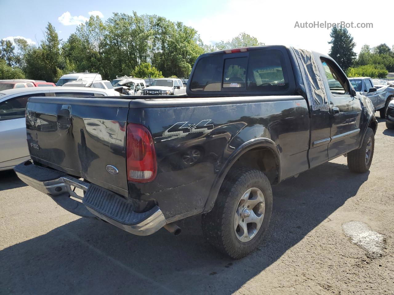 2001 Ford F150  Черный vin: 2FTRX18L91CA02153