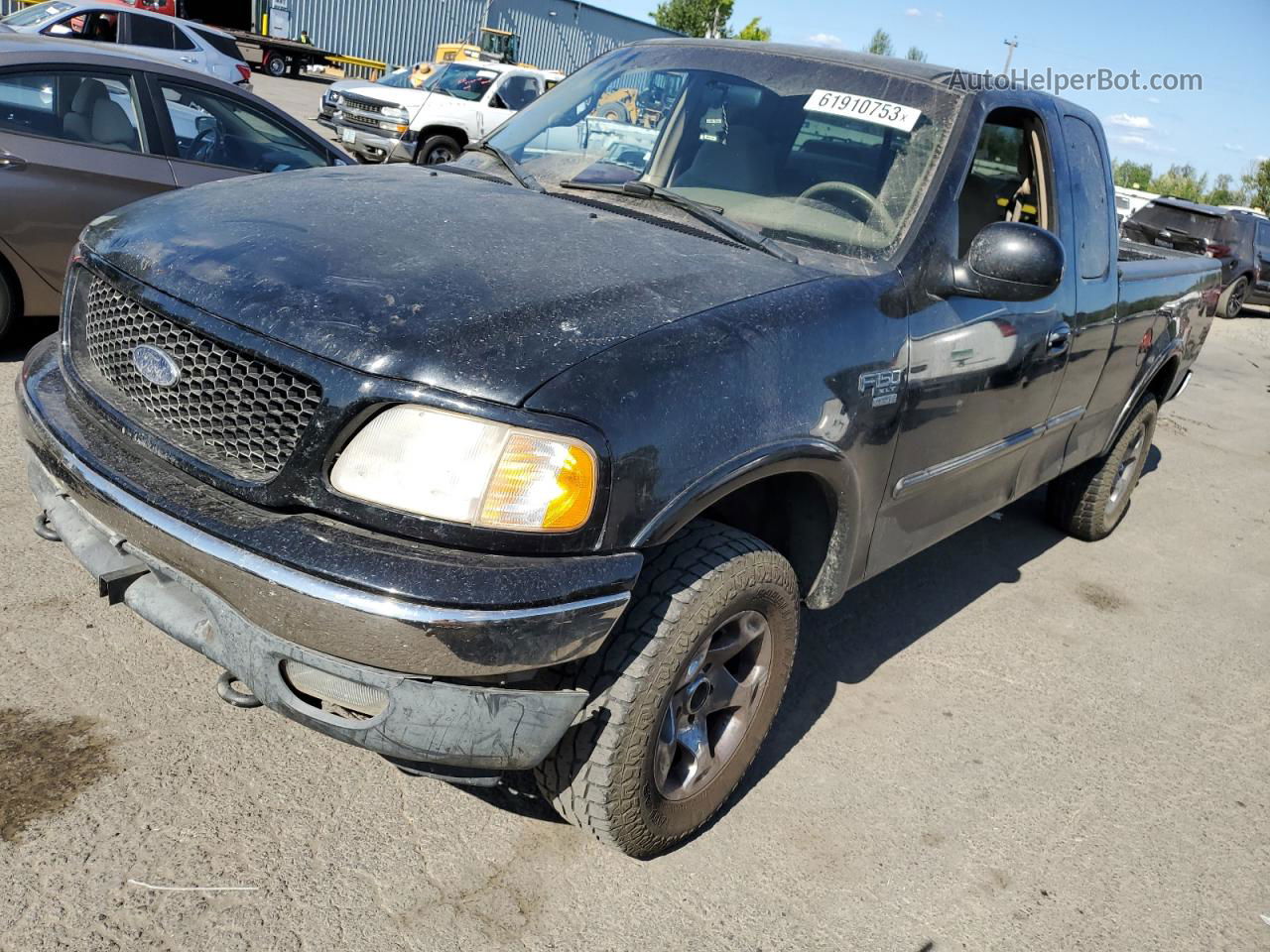 2001 Ford F150  Черный vin: 2FTRX18L91CA02153