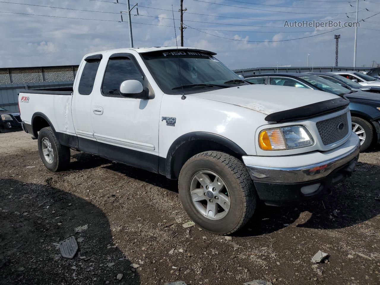 2003 Ford F150  White vin: 2FTRX18L93CA10904