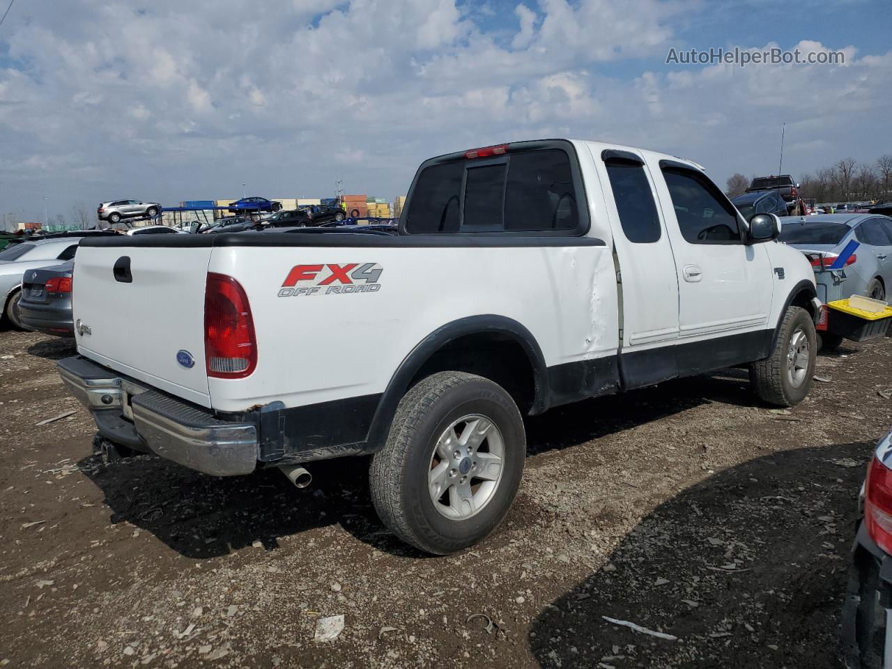 2003 Ford F150  White vin: 2FTRX18L93CA10904