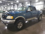 2001 Ford F150  Бирюзовый vin: 2FTRX18W01CA20163