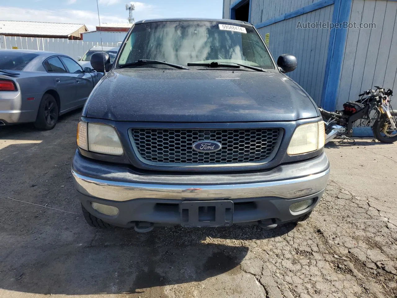 2001 Ford F150  Blue vin: 2FTRX18W01CA23869